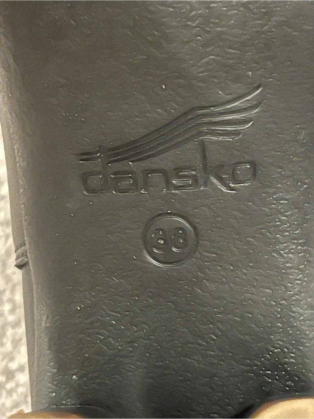 Dansko Perry Black Leather Ankle Boot with Stacked Heel, Waterproof, Size 38/7.5